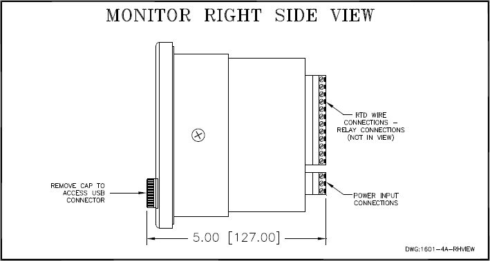 Edison Onguard Model 1604 RTD-Temperature Monitor